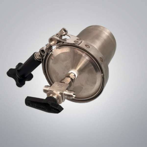 Stainless Steel Filter Housing for 70mm Filters with Associated Fittings LC/MS/GC Unbranded