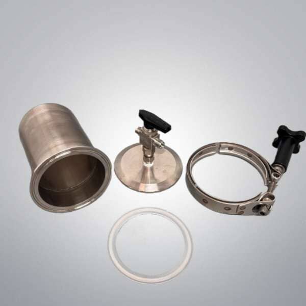 Stainless Steel Filter Housing for 70mm Filters with Associated Fittings LC/MS/GC Unbranded
