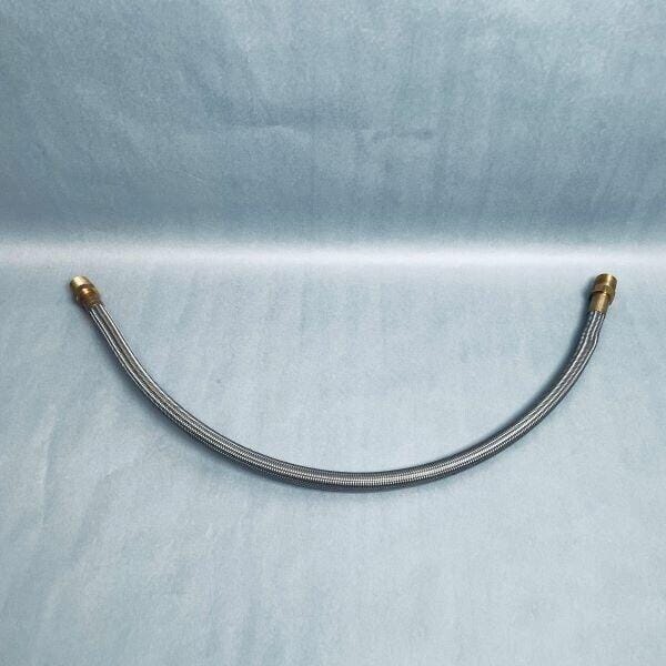 Stainless Steel Hose with 7/8 in with Male Fittings 24 in. Length Hose & Tubing VWR