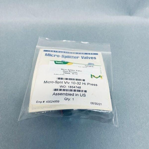 Supelco Micro-Splitter Valve 10-32 Hi Pressure Valves Supelco