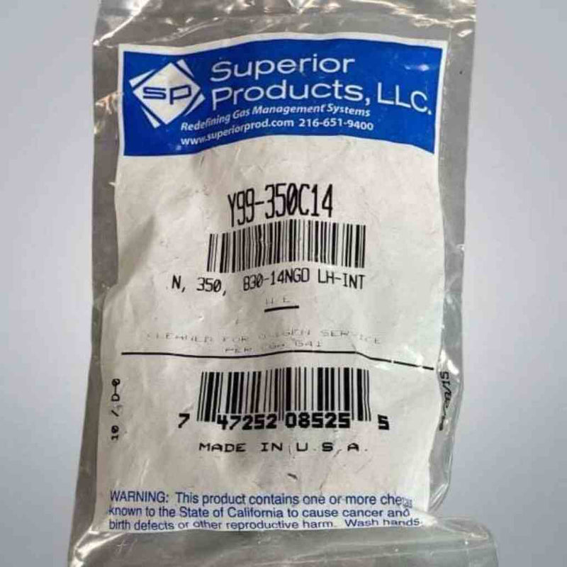 Superior Products CGA Hex Nut for Gas Regulator Chrome Plated Brass 3000 Max PSI