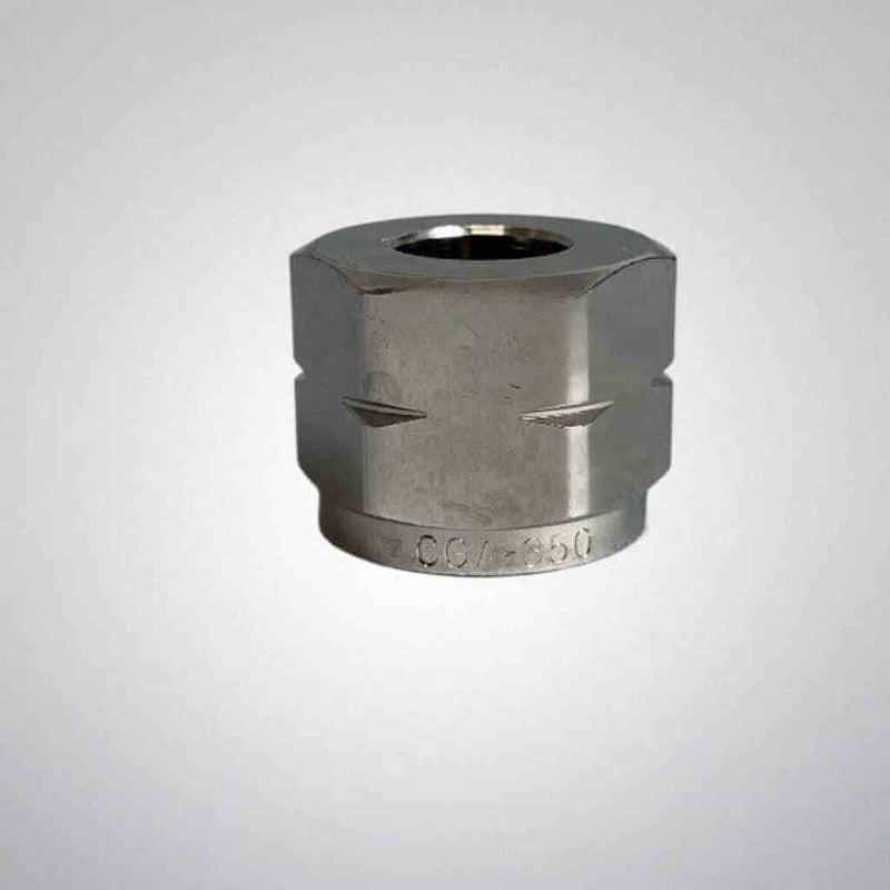 Superior Products CGA Hex Nut for Gas Regulator Chrome Plated Brass 3000 Max PSI Other Fittings & Adapters Superior Products