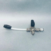 Swagelok 3 Way Ball Valve with 1/4 in. Tube Fittings and 1/4 in. MNPT Ball Valves Swagelok