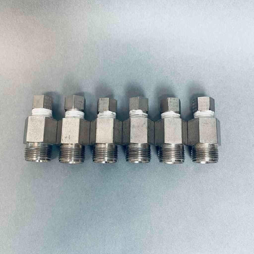 Swagelok Adapter Fitting 1/4 in. NPT x 1/2 in. Male Fitting Lot of 6 Fittings Other Fittings & Adapters Swagelok
