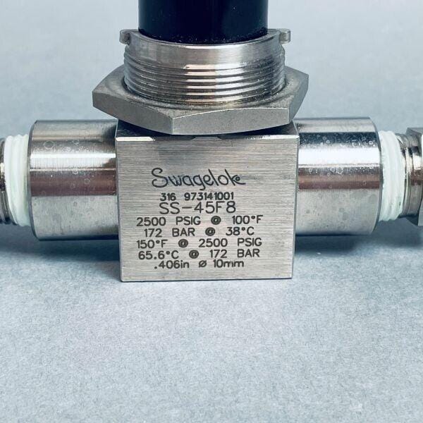 Swagelok Ball Valve Stainless Steel 1/2 in. Female NPT Connections Ball Valves Swagelok