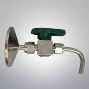Swagelok Bleed Valve Centerline Drain with Tri-Clamp End Sanitary Fittings Swagelok