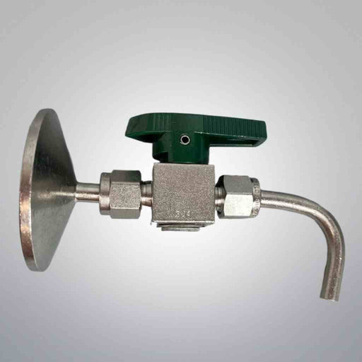 Swagelok Bleed Valve Centerline Drain with Tri-Clamp End Sanitary Fittings Swagelok