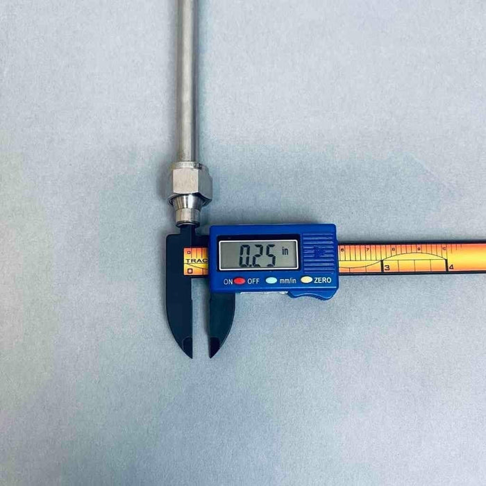 Swagelok Straight Connecting Pipe 1/4 in. ID 13.25 in. Length Ferruled Fittings Other Fittings & Adapters Swagelok