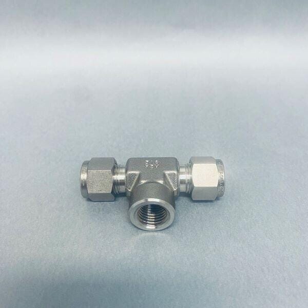 Swagelok Tube Fitting Branch Tee 3/8 in x 3/8 in x 1/2 in Female NPT Pack of 2 Other Fittings & Adapters Swagelok
