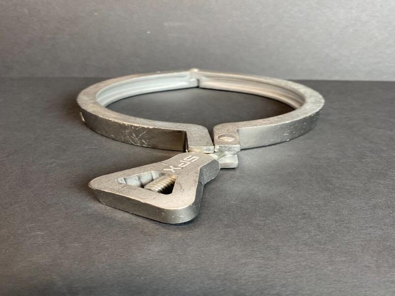 SXP Tri Clamp Hinged Single Pin with Wing Nut Other STEEL & O'BRIEN