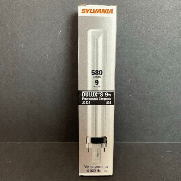 Sylvainia Dulux S Compact Fluorescent Bulb 9W G23 2 Pin Base Lab Equipment::Other Lab Equipment SYLVANIA