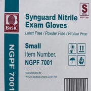 Synguard Nitrile Exam Gloves Blue Small 40 Boxes with 100 Gloves Each Other Synguard
