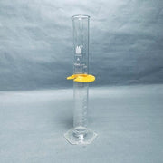 Synthware Graduated Cylinder 100 ml with Bumper Class A Total of 2 Cylinders Graduated Cylinders Synthware