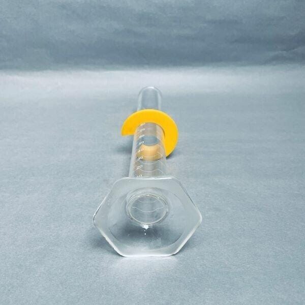 Synthware Graduated Cylinder 100 ml with Bumper Class A Total of 2 Cylinders Graduated Cylinders Synthware