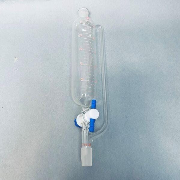 Synthware Pressure Equalizing Addition Funnel 14/20 125 ml with PTFE Stopcock Glassware Synthware