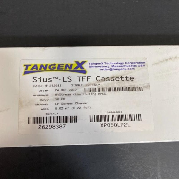 TangenX Sius-LS TFF Filter Cassette HyS 50 kD 0.2 m2 Sealed Box Filters TangenX