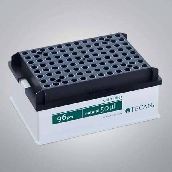 Tecan MCA96 Filtered Disposable Tip 50 ul 10 Racks of 96 - Total of 960 Tips Pipettes Tecan