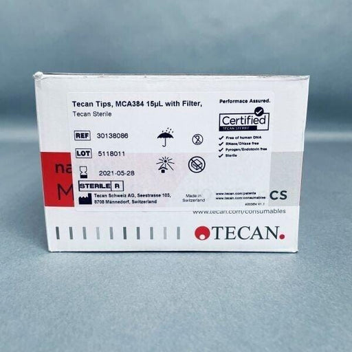 Tecan Pipette Tips 15 ul Filtered MCA 10 Racks with 384 Tips Each Pipettes & Pipette Tips Tecan