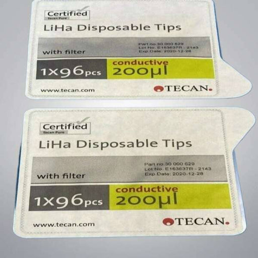 Tecan Pipette Tips 200 ul Filtered Sterile 14 Racks with 96 Tips Each Pipettes & Pipette Tips Tecan