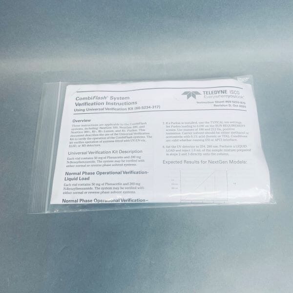 Teledyne Isco Universal Test Mixture Total of 2 Vials Other Medical & Lab Equipment Teledyne Isco