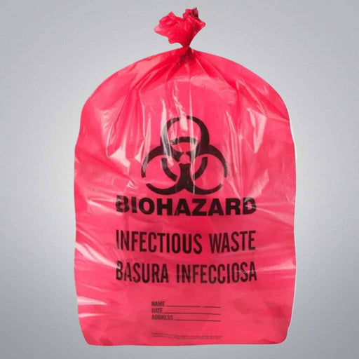 Tenneco Red Biohazard Waste Bags 33 Gallons 75 Waste Bags Other Medical & Lab Equipment Tenneco