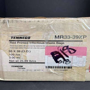 Tenneco Red Printed Waste Bags 33 in x 39 in 33 Gallons 75 Waste Bags Other Tenneco