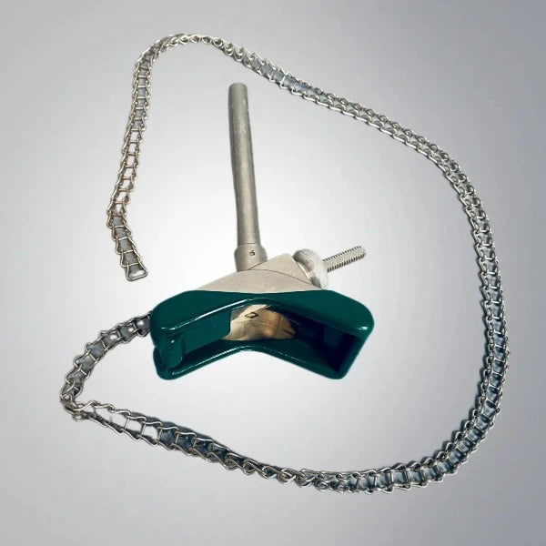 Teraoka Laboratory Clamp with Tightening Chain 50 mm - 200 mm Length Lab Equipment: Other Lab Equipment Teraoka