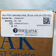 Therapak Aqui Pad Absorbent Mat 35 x 45 cm 750 ml Case of 100 Mats Cleaning Equipment & Kits Therapak