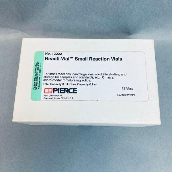 Thermo Pierce Reacti-Vial Small 3 ml Box of 12 Vials Vials Thermo Scientific