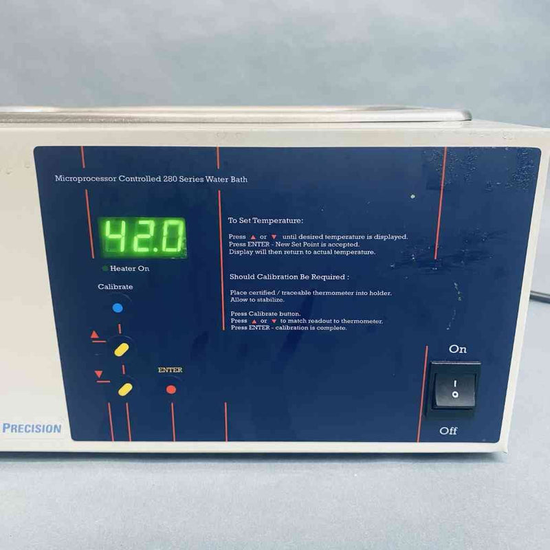 Thermo Scientific 2825 Precision Water Bath Microprocessor Controlled 280 Series 1.5 L Water Baths, Circulators & Chillers Thermo Scientific