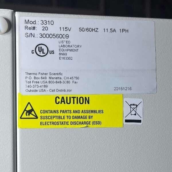 Thermo Scientific 3310 Forma Steri-Cult CO2 Incubators Stacked Lab Equipment: Other Lab Equipment Thermo Scientific