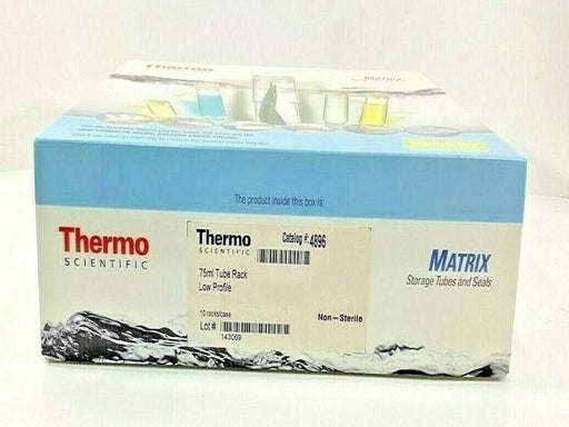 Thermo Scientific 4896 Rack for Matrix 2D Barcoded Tubes 0.75ml Case of 10 Racks Lab Consumables::Tubes, Vials, and Flasks Thermo Scientific