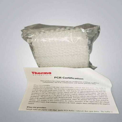 Thermo Scientific 8 Cap Strip Flat Cap Case of 250 Strips Lab Consumables::Tubes, Vials, and Flasks Thermo Scientific