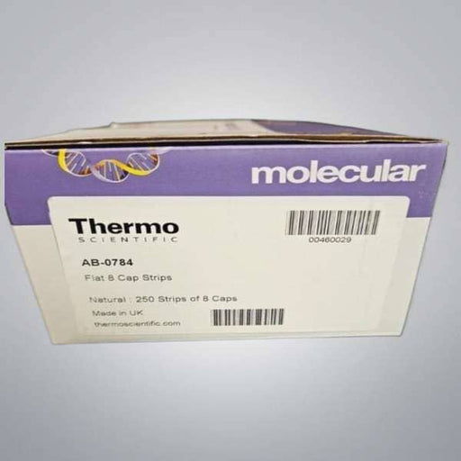 Thermo Scientific 8 Cap Strip Flat Cap Case of 250 Strips Lab Consumables::Tubes, Vials, and Flasks Thermo Scientific