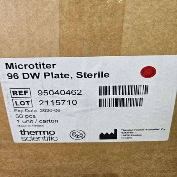 Thermo Scientific 95040462 Microplate 96 Well 2000 ul Case of 50 Microplates Lab Consumables::Storage and Culture Plates Thermo Scientific