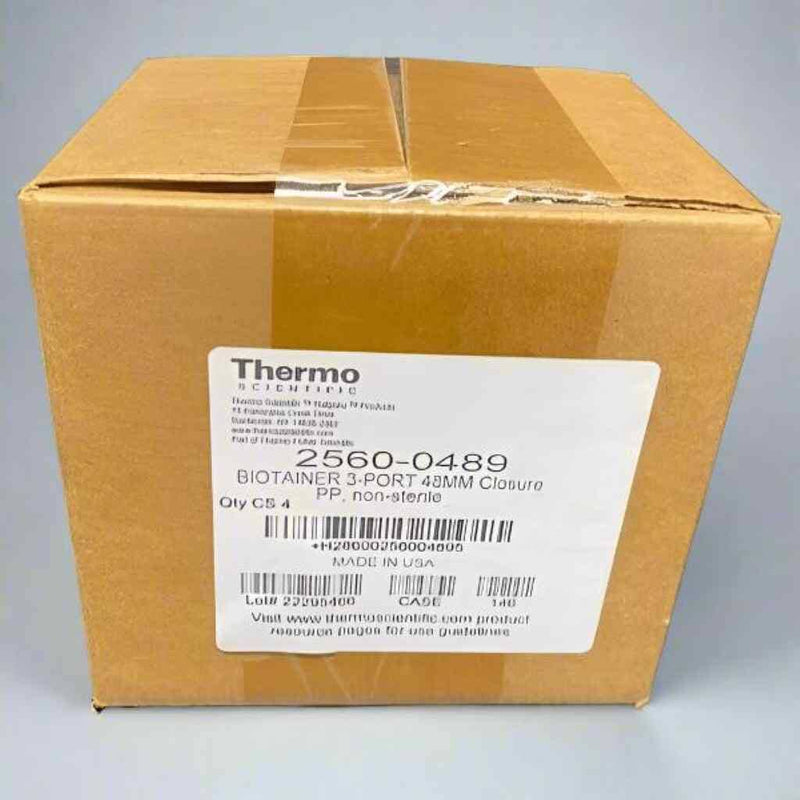 Thermo Scientific Biotainer Bottle Closure 3 Ports 48 mm Case of 4 Caps Jars & Reagent Bottles Thermo Scientific