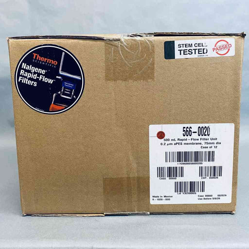 Thermo Scientific Bottle Top Filter 500 ml Rapid Flow 0.2 um PES Case of 12 Filters Filters Thermo Scientific