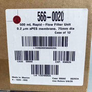 Thermo Scientific Bottle Top Filter 500 ml Rapid Flow 0.2 um PES Case of 12 Filters Filters Thermo Scientific