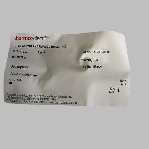 Thermo Scientific Bottle Transfer Line Tubing Sealed 75 Sets of Tubing Other Thermo Scientific