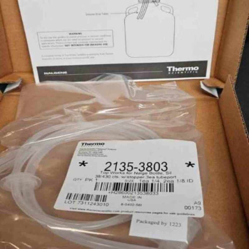 Thermo Scientific Carboy Aseptic Closure with 1/4 in. and Two 1/8 in. ID Ports Bottles Thermo Scientific