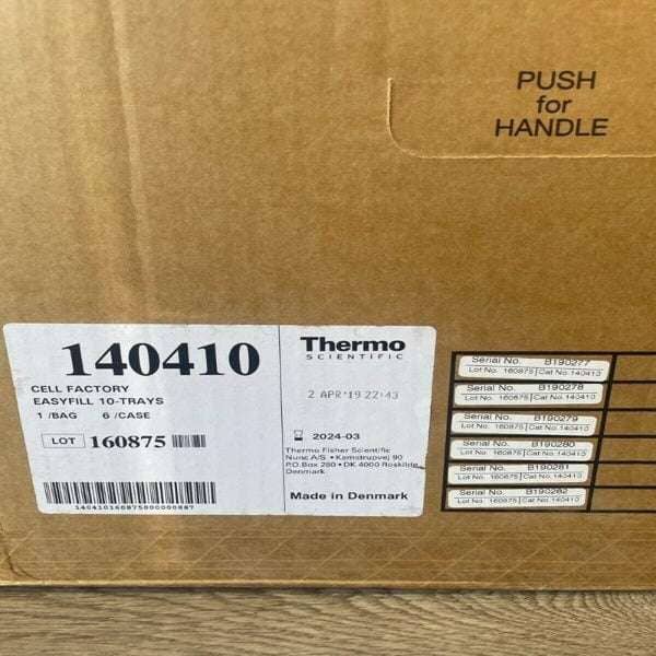 Thermo Scientific Cell Factory EasyFill Sterile 10 Layers Case of 6 Lab Consumables::Storage and Culture Plates Thermo Scientific