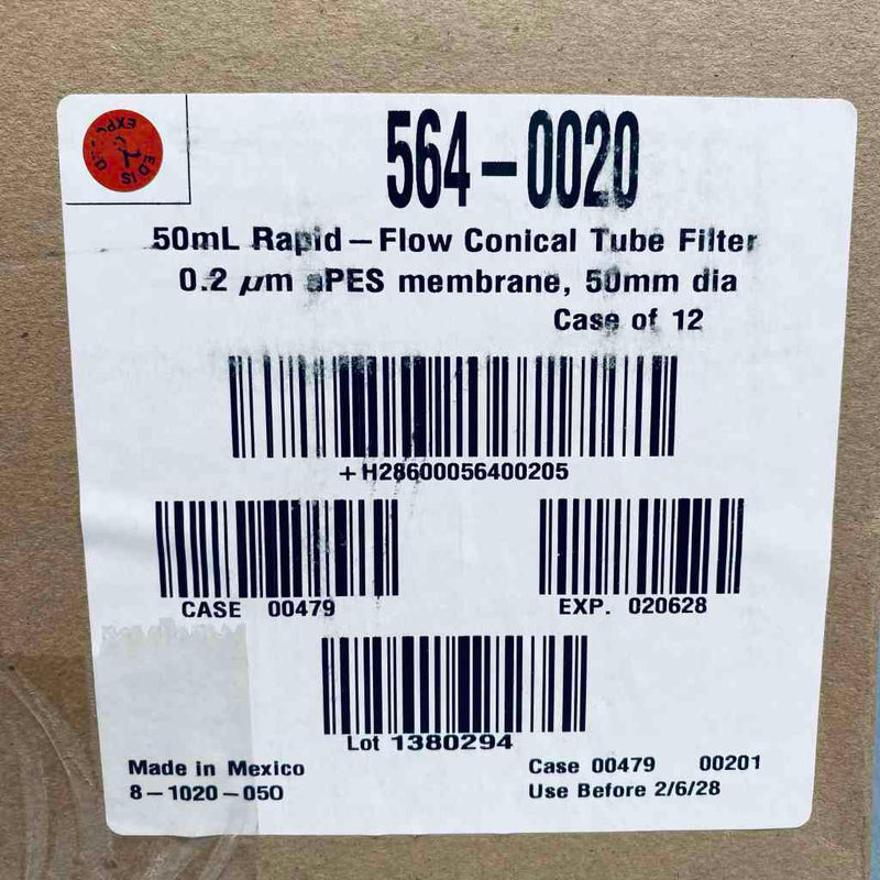 Thermo Scientific Centrifuge Tube Filter Unit 150 ml Rapid Flow 0.2 um Case of 12 Filters Filters Thermo Scientific