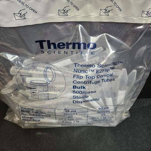 Thermo Scientific Centrifuge Tube Nunc EZ Flip Top 15 ml PP Case of 500 Tubes Lab Consumables::Tubes, Vials, and Flasks Thermo Scientific