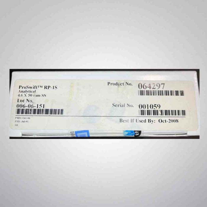 Thermo Scientific Chromatography Column ProSwift RP-1S 4.6 x 50 mm Sealed Chromatography Columns & Reservoirs Thermo Scientific