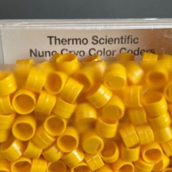 Cyro Color Thermo Scientific Cryo Vial Closure Color Coded Yellow — Life Sciences ...