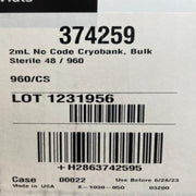 Thermo Scientific Cryobank Freezer Vial 2 ml Sterile PP 480 Vials Lab Consumables::Tubes, Vials, and Flasks Thermo Scientific