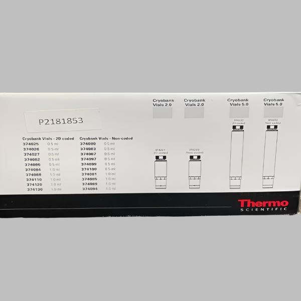 Thermo Scientific Cryobank Freezer Vial 2 ml Sterile PP 480 Vials Lab Consumables::Tubes, Vials, and Flasks Thermo Scientific