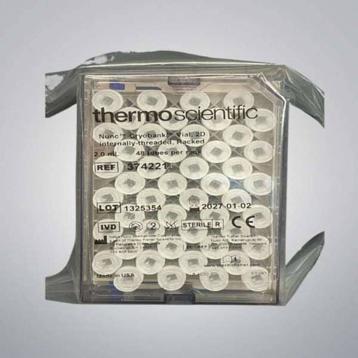 Thermo Scientific Cryobank Vial 2D Coded 2 ml 10 Racks with 48 Vials Each Lab Consumables::Tubes, Vials, and Flasks Thermo Scientific