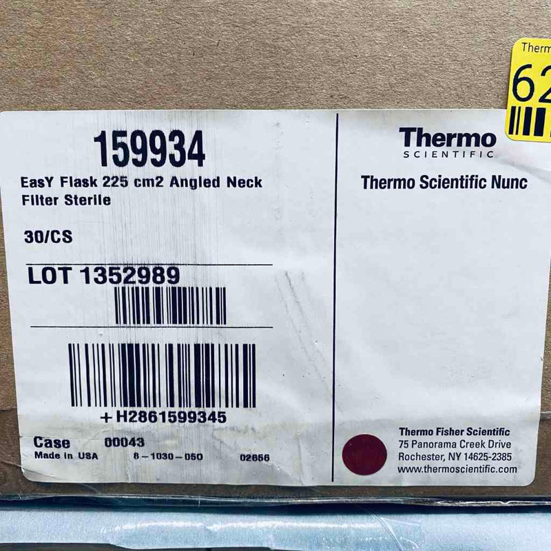 Thermo Scientific Culture Flask EasYFlask 225 cm2 Case of 30 Flasks Lab Culture Flask Thermo Scientific
