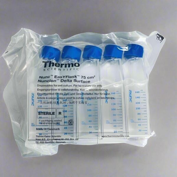 Thermo Scientific Culture Flask Nunc EasYFlask 75 cm2 Nunclon Delta Surface 5 x 20 - Case of 100 Lab Flasks Thermo Scientific
